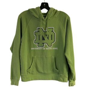Champion Notre Dame Green Hoodie Size S